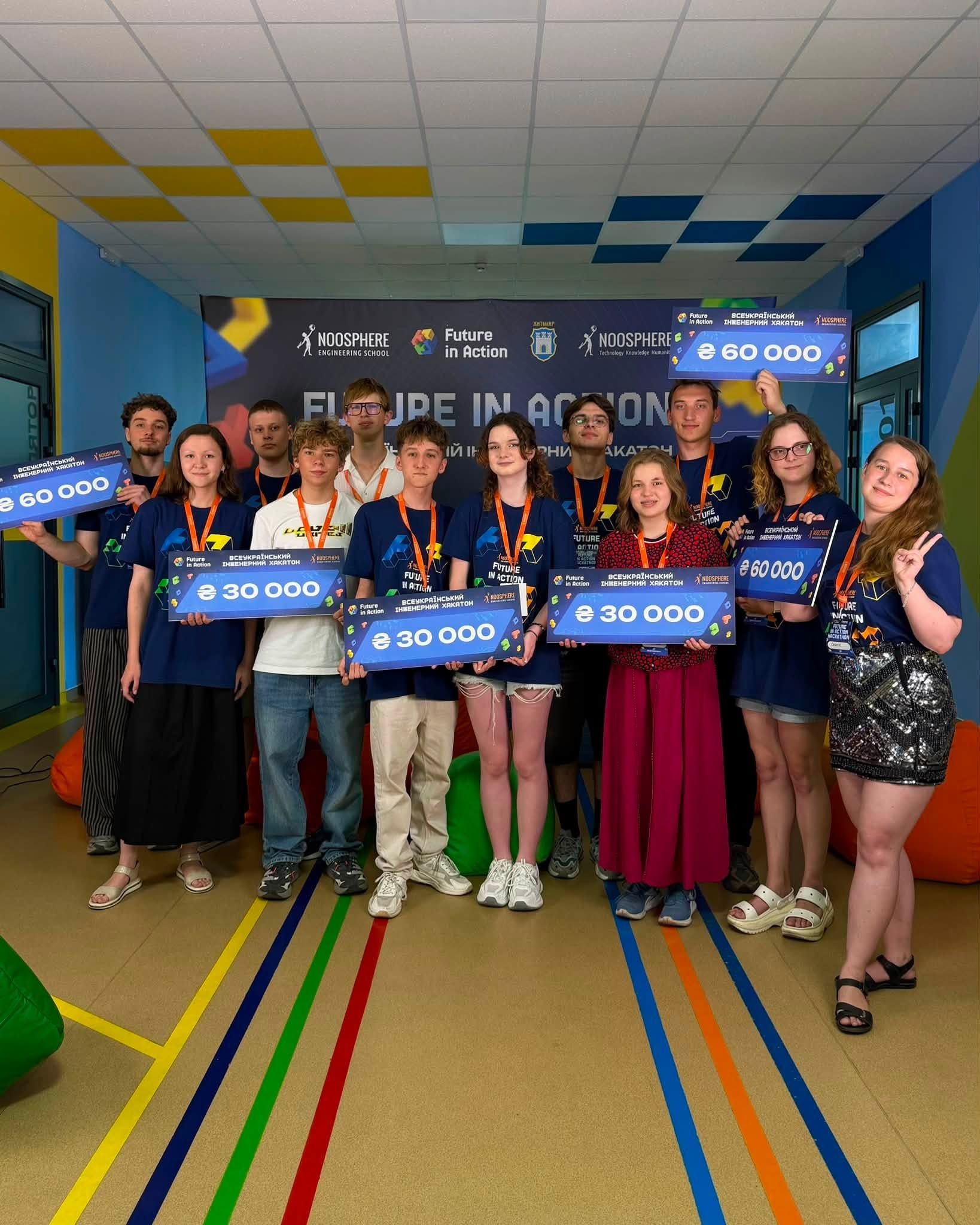У Житомирі оголосили переможців Всеукраїнського інженерного хакатону «Future in Action Hackathon»: вручено призи 30 - 60 тис грн